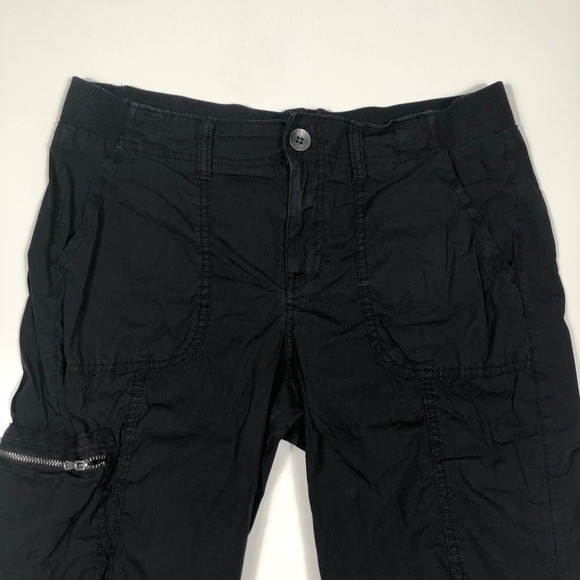 Sonoma Womens Black Utility Capris 